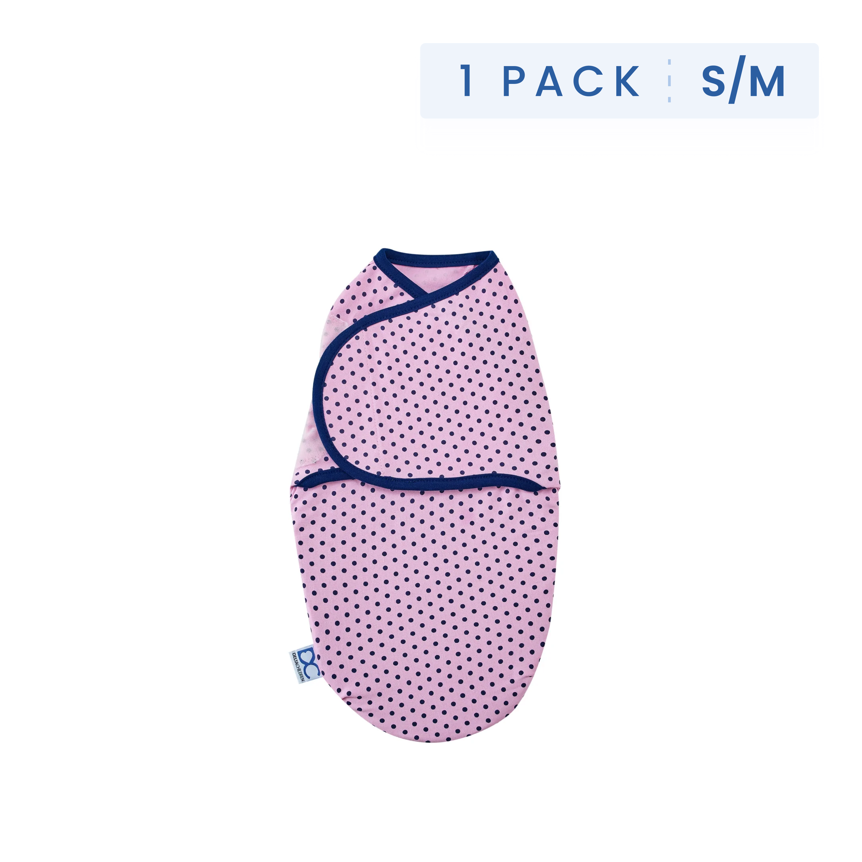 Little Lambs Adjustable Swaddle Wrap - Size Small/Medium, Fits Babies 0-3 Months/7-14 lbs.