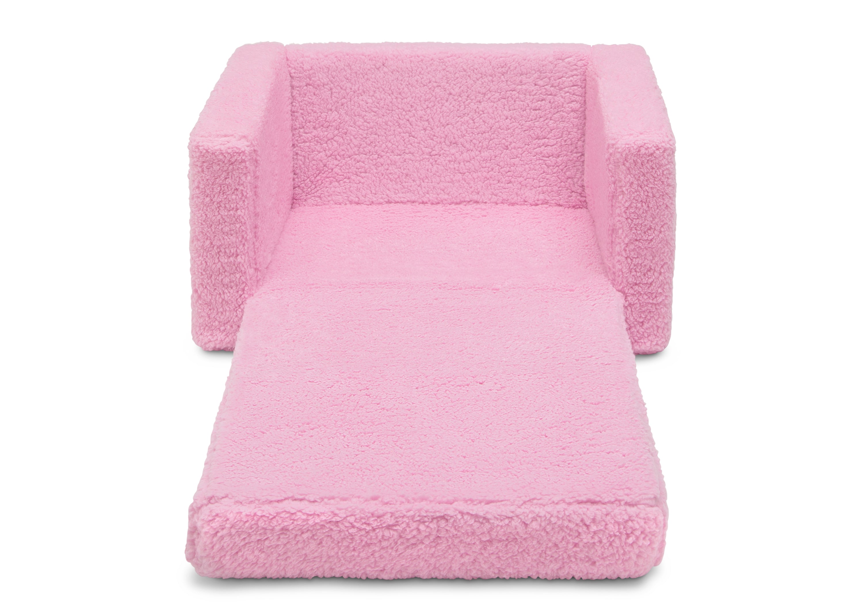 Personalized Cozee Flip-Out Sherpa 2-in-1 Convertible Chair to Lounger for Kids