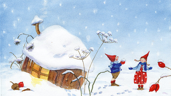 <i>Pippa and Pelle in the Winter Snow</i> by Daniela Drescher