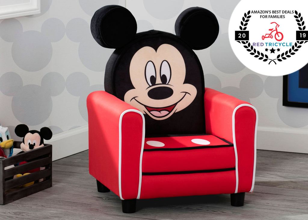 Mickey Mouse Figural Upholstered Kids Chair