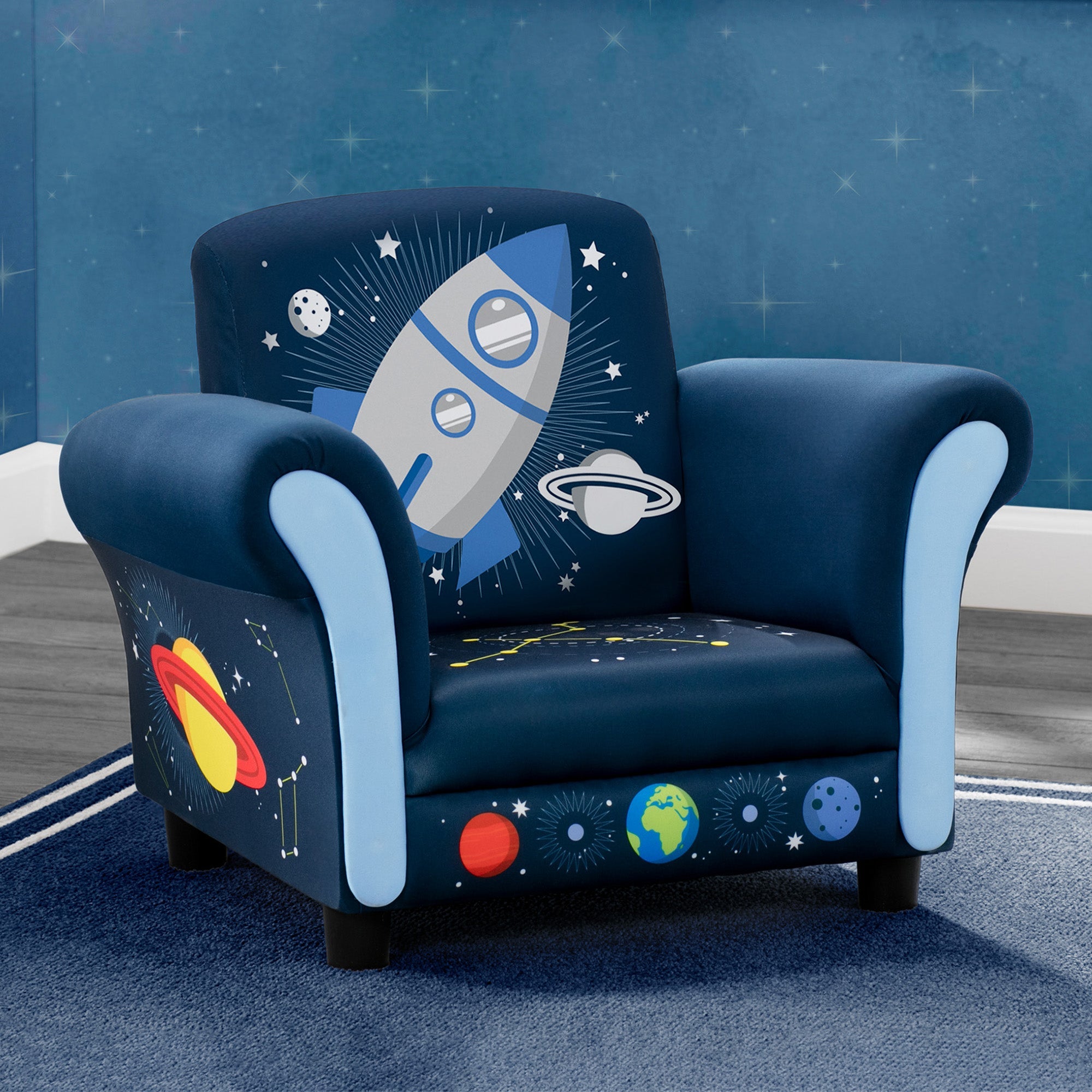 Space Adventures Kids Upholstered Chair