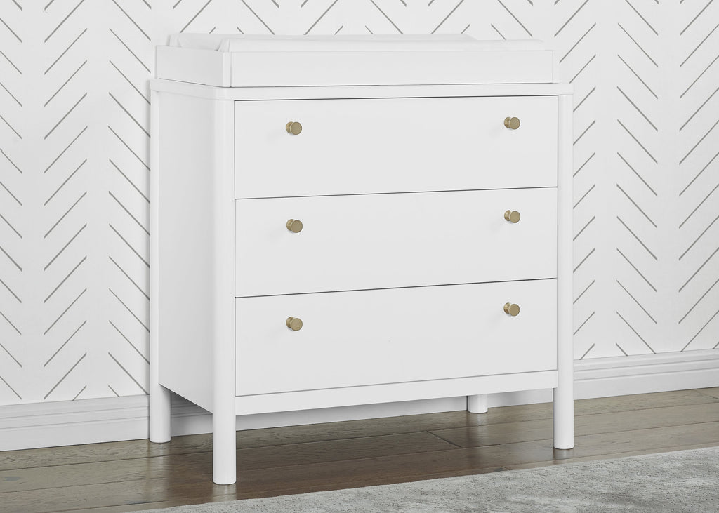 Remy 3 Drawer Dresser with Changing Top