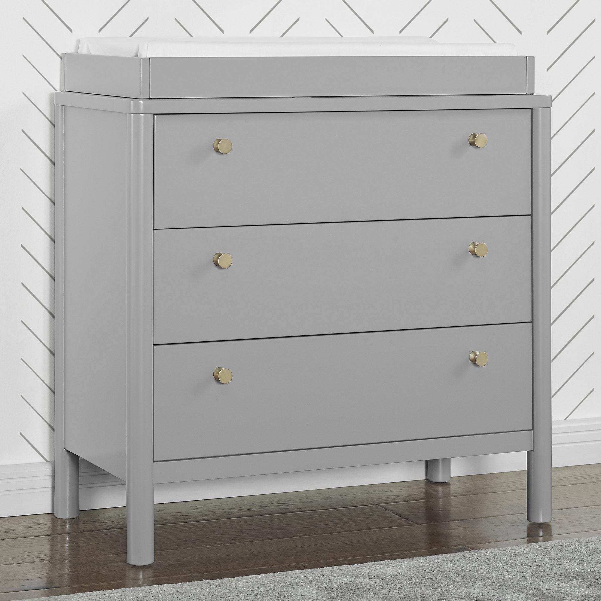 Remy 3 Drawer Dresser with Changing Top