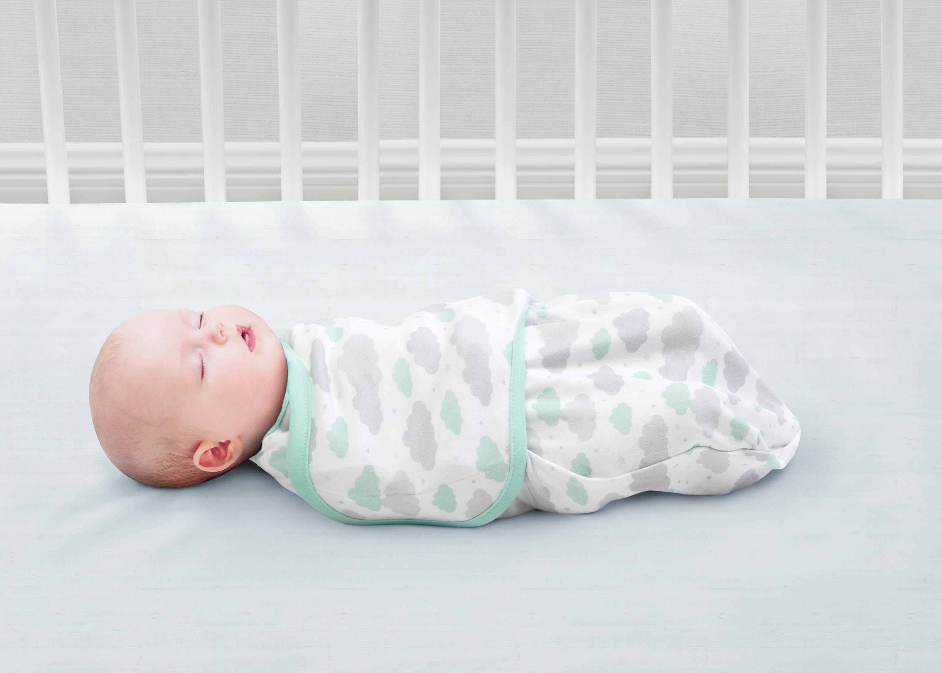 Little Lambs Adjustable Swaddle Wrap - Size Extra Small, Fits Babies 0-3 Months/4-7 lbs., 3-Pack